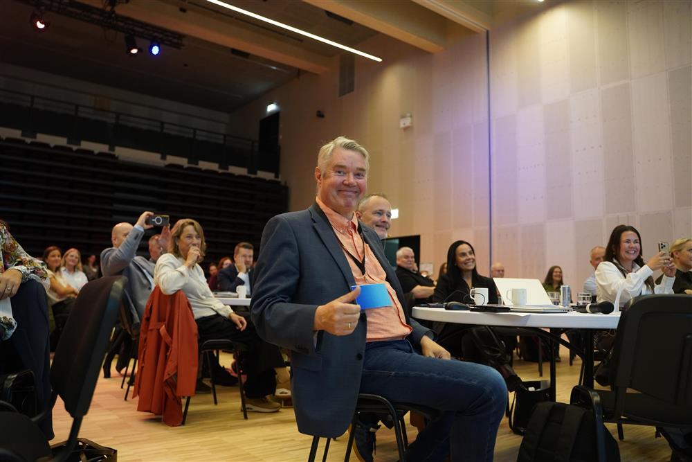 Foredragsholder på innovasjonsseminaret 2025 - Klikk for stort bilde