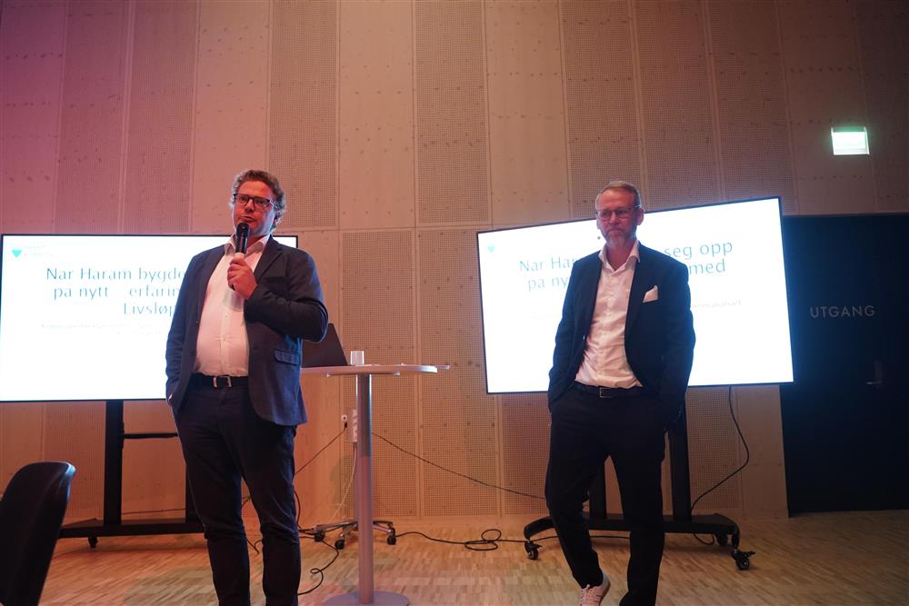 Foredragsholder på innovasjonsseminaret 2025 - Klikk for stort bilde