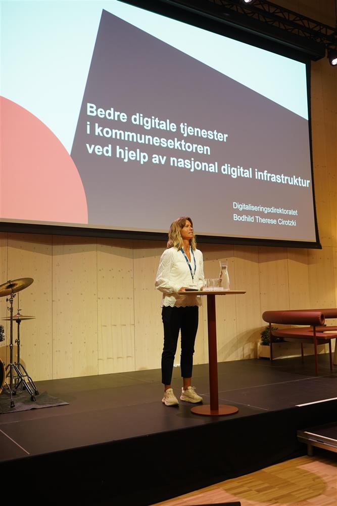 Bodhild Therese Cirotzki fra Digitaliseringsdirektoreatet - Klikk for stort bilde